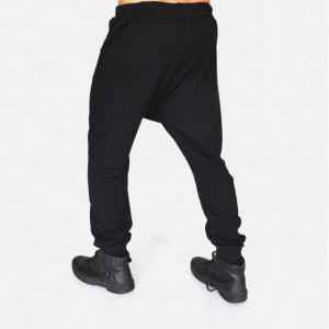 Men's Black joggers drop crotch sweatpants SPRING/FALL - Img 3