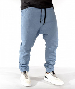 MEN'S DENIM DROP CROTCH PANTS SPRING/FALL TRENDFIELD - Img 5