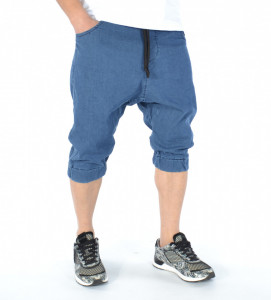 HERREN DENIM DROP CROTCH SHORTS TRENDFIELD - Img 4