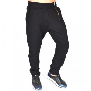 Herren Jogginghose mit Reißverschluss Tapered slim Herbst/Winter