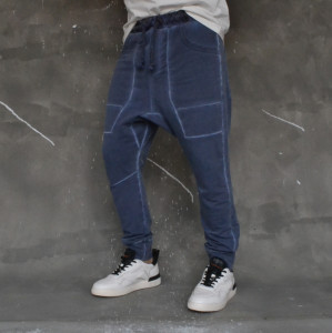 MEN'S JOGGERS DROP CROTCH SWEATPANTS SPRING/FALL TRENDFIELD - Img 2