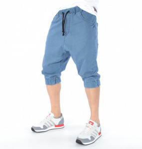 HERREN DENIM DROP CROTCH SHORTS TRENDFIELD - Img 5