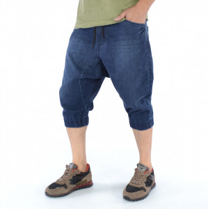 HERREN DENIM DROP CROTCH SHORTS TRENDFIELD