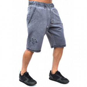 Herren Jogginghose Shorts mit Wascheffekt Rugby Style - Img 2
