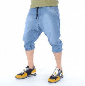 HERREN DENIM DROP CROTCH SHORTS TRENDFIELD - Img 2