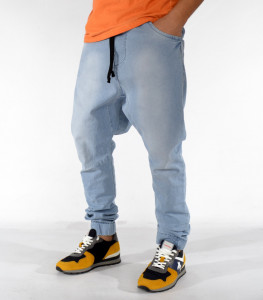 MEN'S DENIM DROP CROTCH PANTS SPRING/FALL TRENDFIELD - Img 3