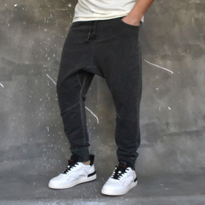 MEN'S JOGGERS DROP CROTCH SWEATPANTS SPRING/FALL TRENDFIELD - Img 2