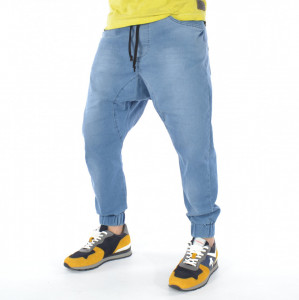 HERREN DENIM DROP CROTCH PANTS SPRING TRENDFIELD - Img 2