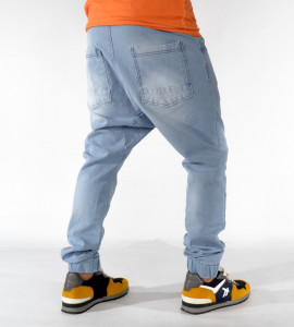 MEN'S DENIM DROP CROTCH PANTS SPRING/FALL TRENDFIELD - Img 4
