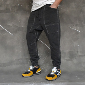 MEN'S JOGGERS DROP CROTCH SWEATPANTS SPRING/FALL TRENDFIELD - Img 2