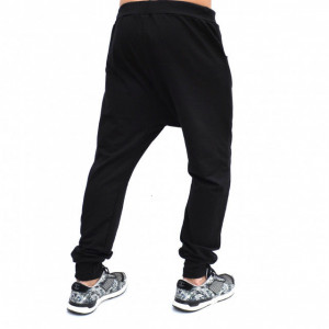 Men's Black joggers drop crotch sweat pants SPRING/SUMMER - Img 4