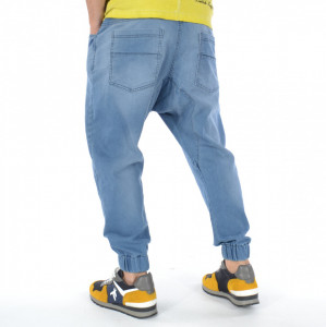 MEN'S DENIM DROP CROTCH PANTS TRENDFIELD SPRING