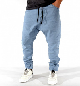 MEN'S DENIM DROP CROTCH PANTS TRENDFIELD SPRING/FALL