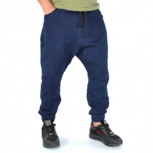 MEN'S DENIM DROP CROTCH PANTS TRENDFIELD SPRING - Img 2