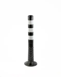 Fleksibilni parking stubić TPU 75cm - crno-sivi