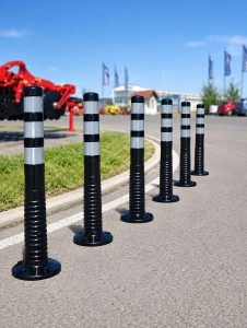 Fleksibilni parking stubić TPU 75cm - crno-sivi - Img 2