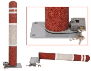 Obarajući parking stubić 65cm ∅7cm (tipl) - u boji