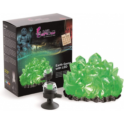 Decor acvariu H2SHOW Kit Earth Green Emerald-Green LED