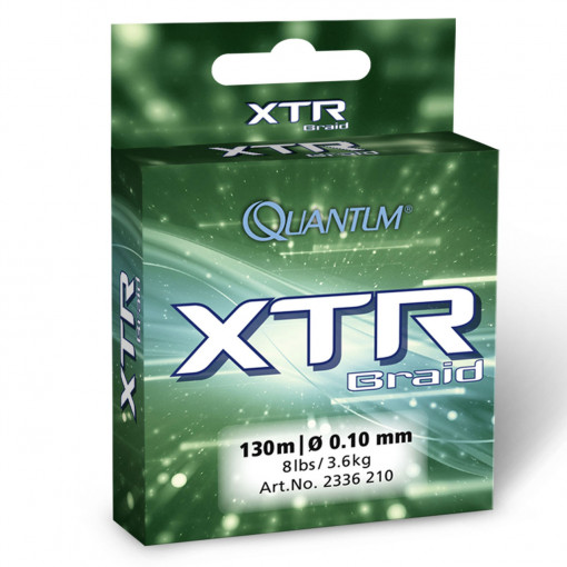 Fir Quantum XTR Braid 0.10mm 3.60kg 130m Green