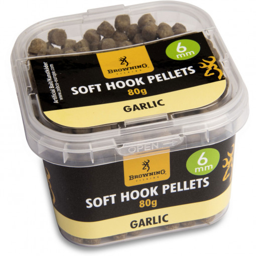 Pelete Soft Browning Soft Hook Pellets 6mm 80g Garlic