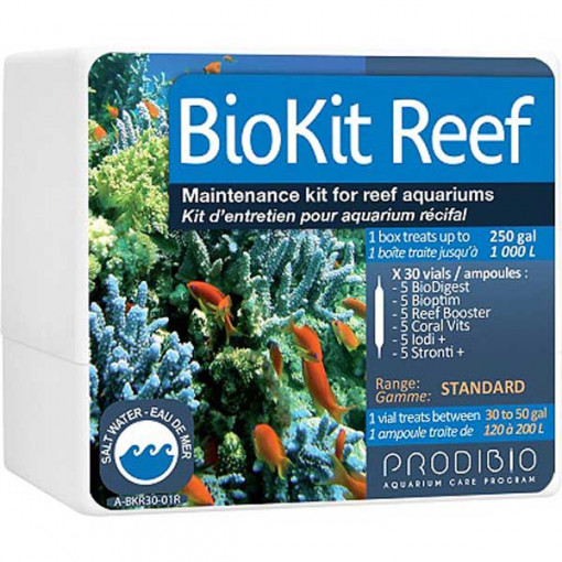 Tratament apa marina BioKit Reef 30 fiole - PRODIBIO