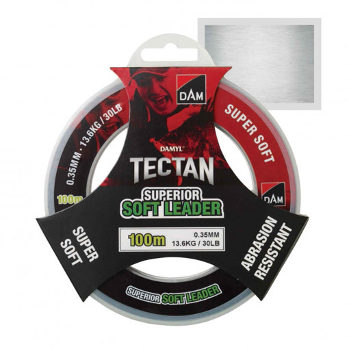 Fir Dam Tectan Superior Soft Leader 0.80mm 46.40kg 100m Transparent