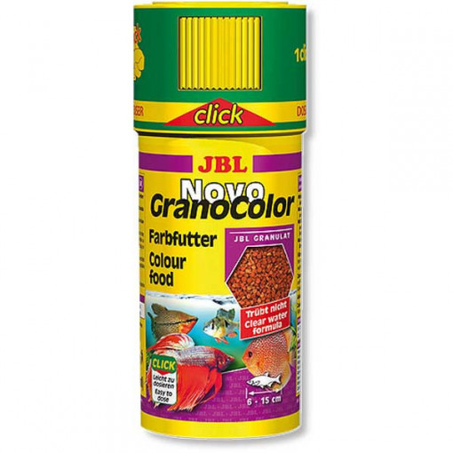 Hrana granule pentru toate speciile JBL NovoGranoColor Click 250ml