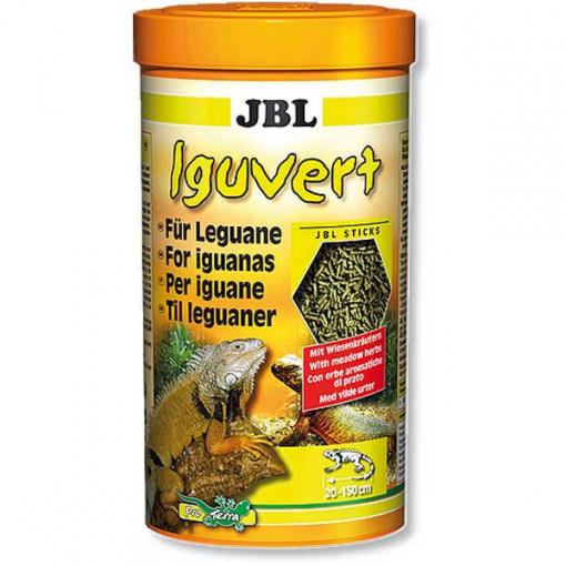 Hrana reptile JBL Iguvert 250 ml
