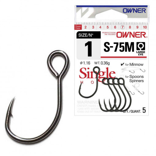 Carlig Owner S-75M No.2/0 Minnow