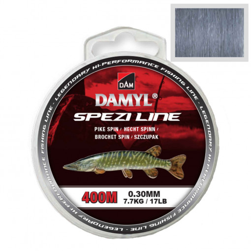 Fir Dam Damyl New Spezi Line Pike Spin 0.30mm 7.70kg 400m Gri Deschis