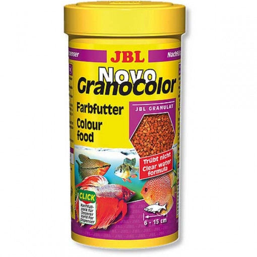 Hrana granule pentru toate speciile JBL NovoGranoColor Refill 250ml