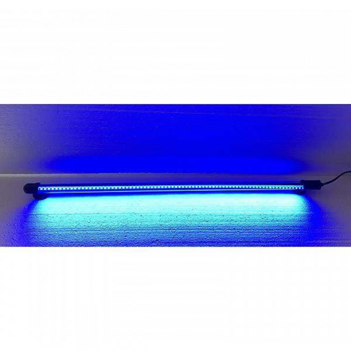 Lampa LED cu lumina albastra iaz/acvariu 60 cm