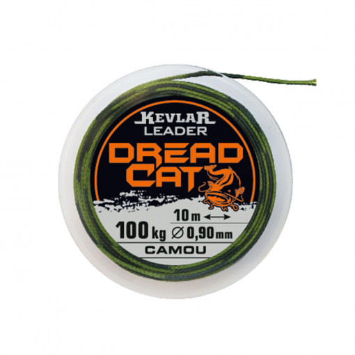 Leader Kevlar Konger Dread Cat® 0.90mm 100kg 10m Camou