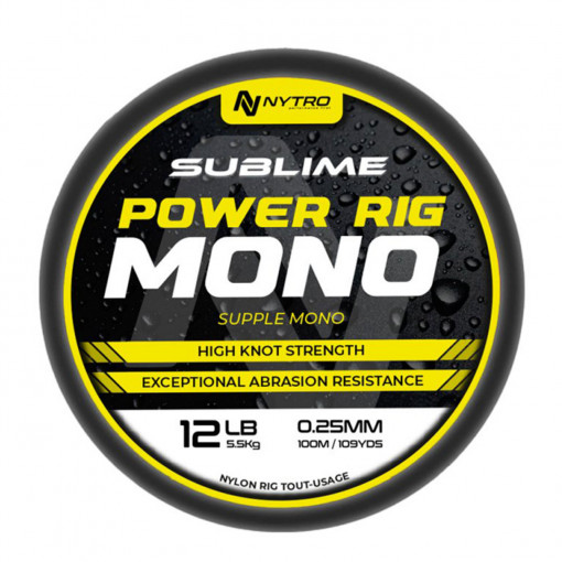 Fir Monofilament Nytro 100m Sublime Power Rig Mono
