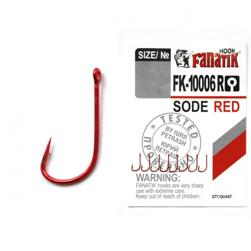 Carlig Fanatik FK-10006R No.2 Sode Red