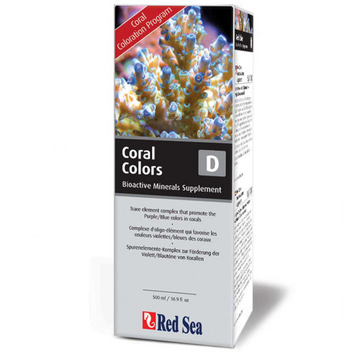 Tratament apa marina Coral Colors D (Trace) - 500ml - RED SEA