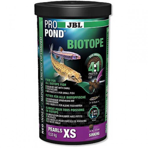 Hrana carasi JBL ProPond Biotope XS 0.53 kg