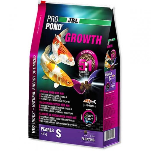 Hrana pesti iaz JBL ProPond Growth S 2,5 kg