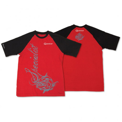 Tricou Quantum T-Shirt red/black L
