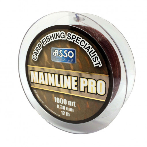 Fir Asso Mainline Pro 0.35mm 7.26kg 1000m Brown