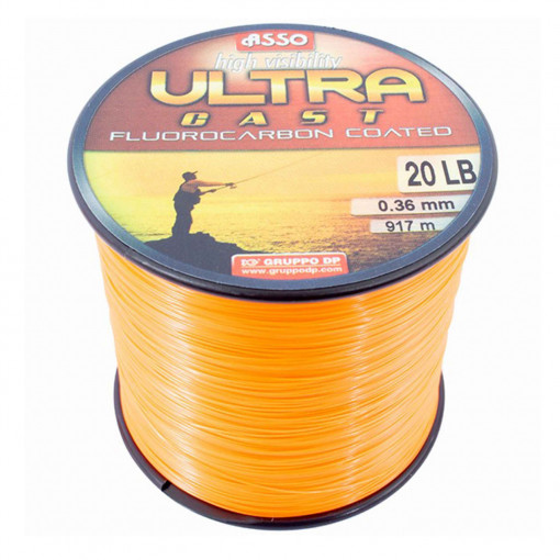 Fir Asso Ultra Cast 0.36mm 14.70kg 1000m Orange