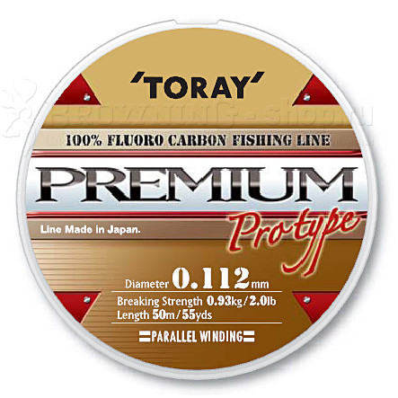 Fir Toray Premium Fluorocarbon 0.156mm 1.79kg 50m Transparent