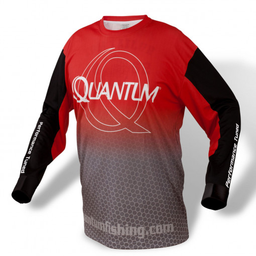Tricou Quantum Jersey Red Grey XL