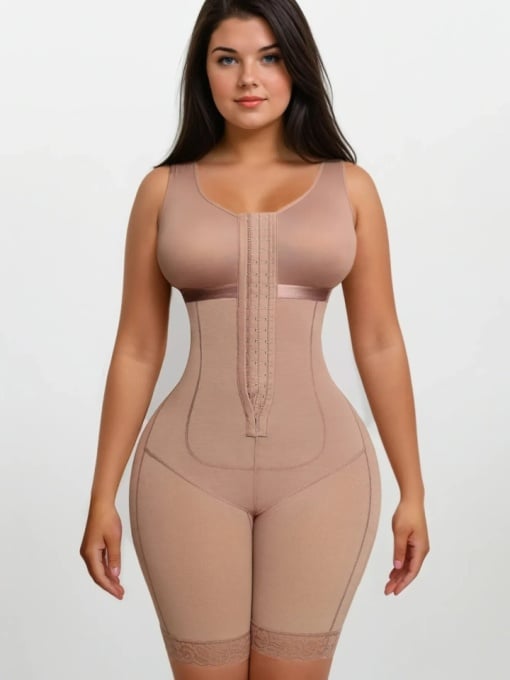 Salopeta Modelatoare Premium Faja Post Op Stage 2 – Perfecțiune în Modelare și Recuperare Nude / Bej, Confort Superior, Design Ergonomic
