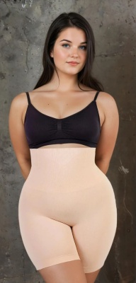 Chilot fara cusatura 4 Atele FlexiBoning -Seamless Boxer Double-layer Tummy- NUDE - Img 2