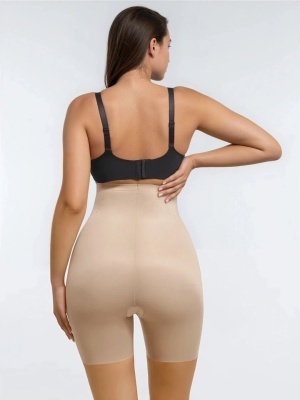 Chilot Modelator Talie Înaltă Fără Cusături cu Tehnologie Liquid Spandex, Compresie Mare, Oase Metalice, Antialunecare, Nude - Img 5
