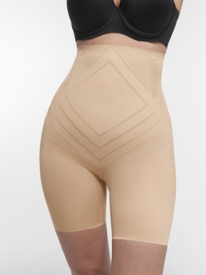 Chilot Modelator Talie Înaltă Fără Cusături cu Tehnologie Liquid Spandex, Compresie Mare, Oase Metalice, Antialunecare, Nude - Img 8