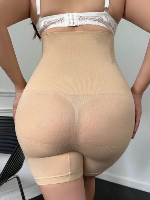 Chilot fara cusatura 4 Atele FlexiBoning -Seamless Boxer Double-layer Tummy- NUDE - Img 4