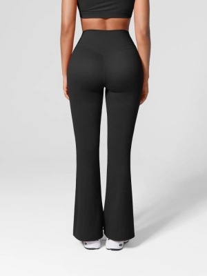 Colanti EVAZATI Negri Pentru Femei, Talie Inalta, Modelatori Cu Buzunare Laterale, Perfecti Pentru Sala, Yoga, Fitness, Alergare Sau Tinute Casual De Zi - Img 6