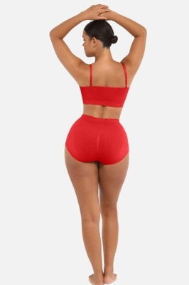 Sutien Modelator SKIN fara prindere Mos si Baba, Cu Bretele Ajustabile, Rosu - Img 3